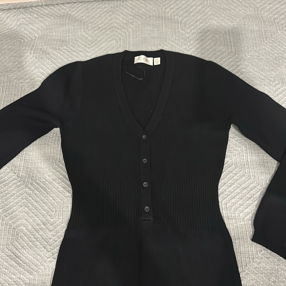 NWT RD Style Black Knit Dres SZ: XS - Picture 2 of 3